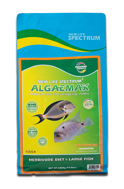 New Life AlgaeMAX Large Pellet Sinking 3mm-3.5mm - 2200g