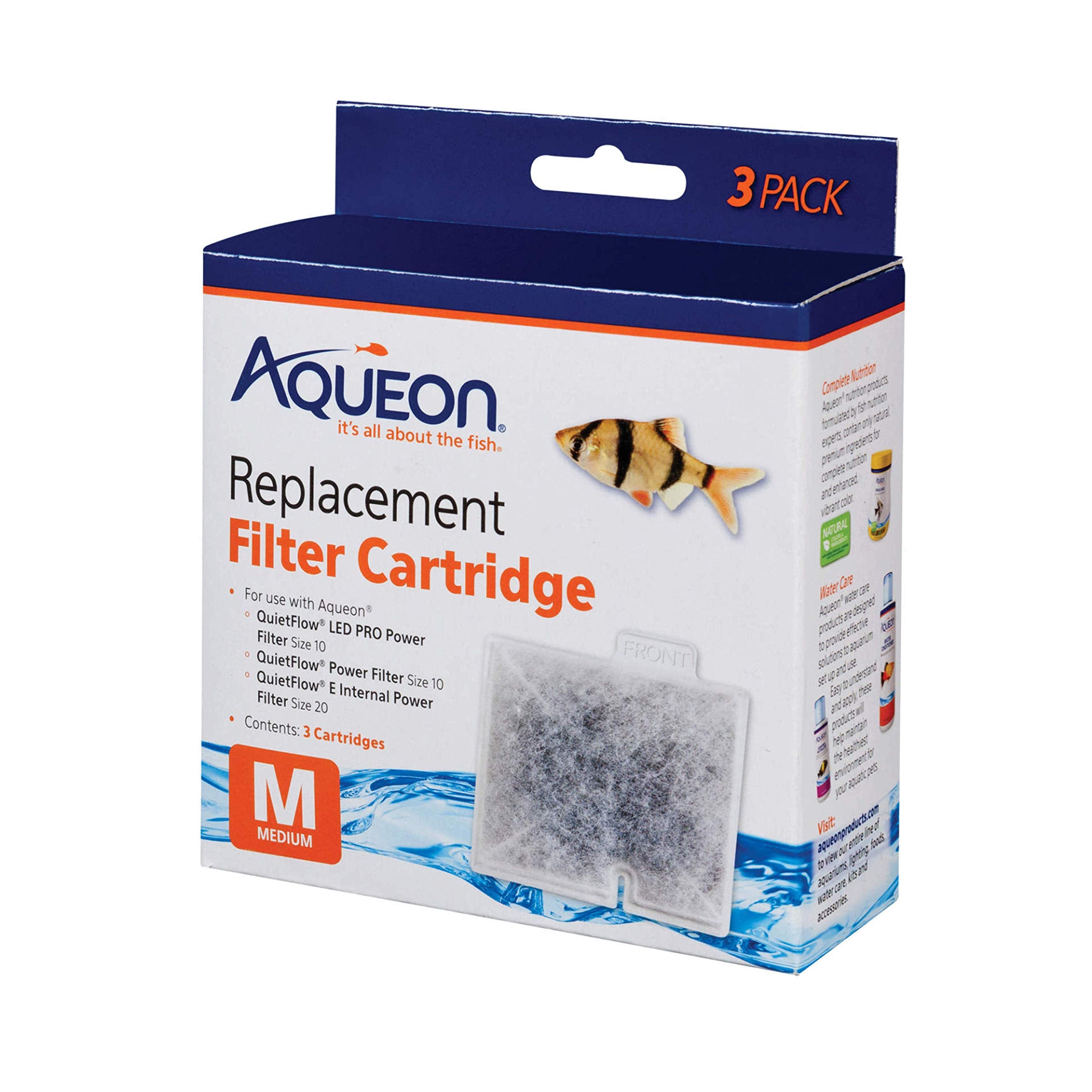Aqueon Replacement Filter Cartridge Medium 3pk