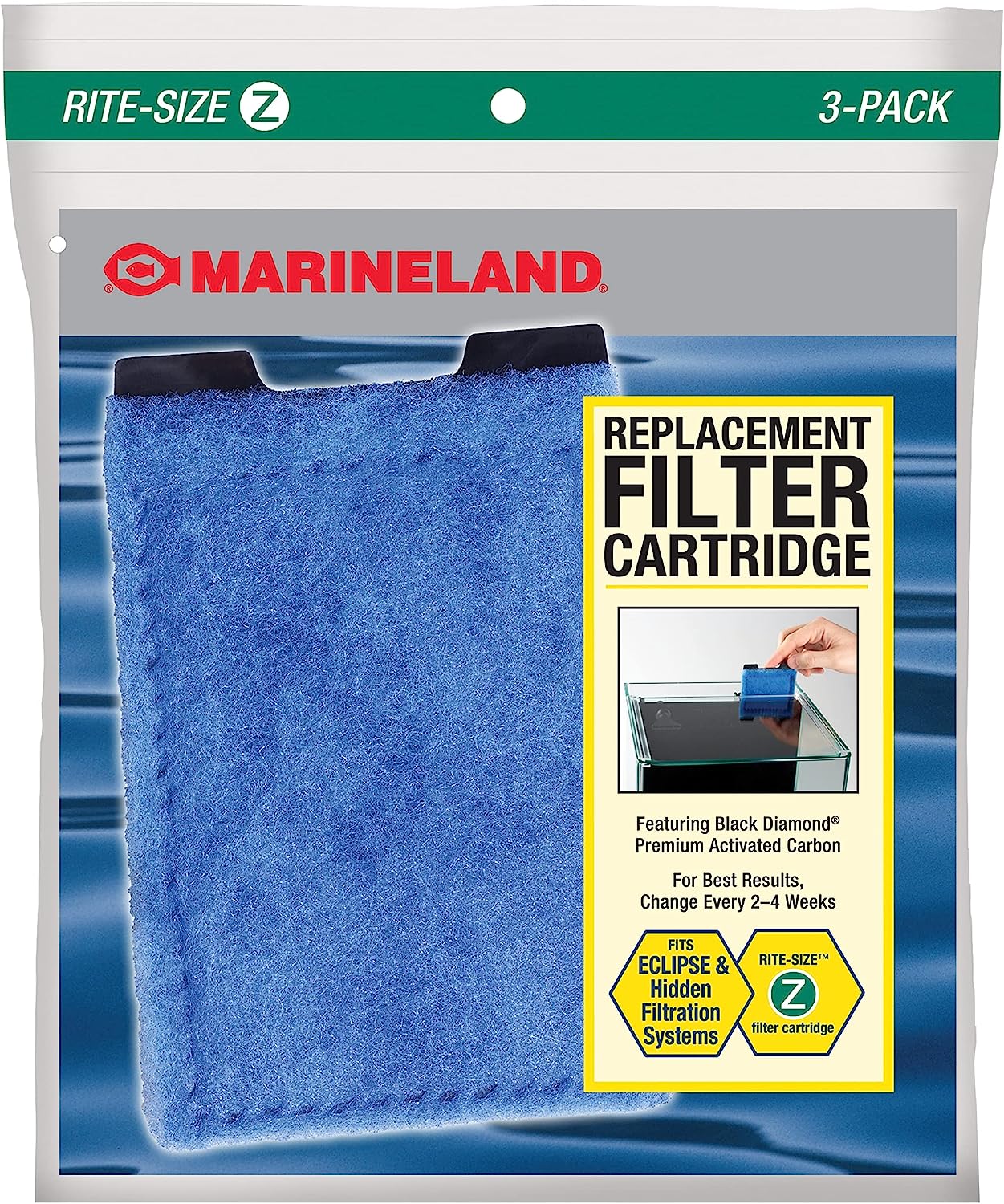 Marineland Rite-Size Z Filter Replacement Cartridges - 3 count