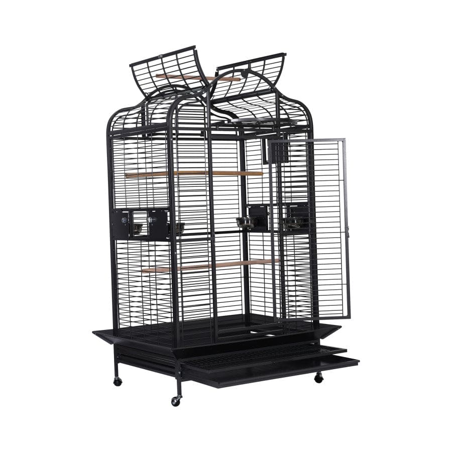 A & E Cages Majestic Parrot Cage Black - Extra Large - The Pet Source