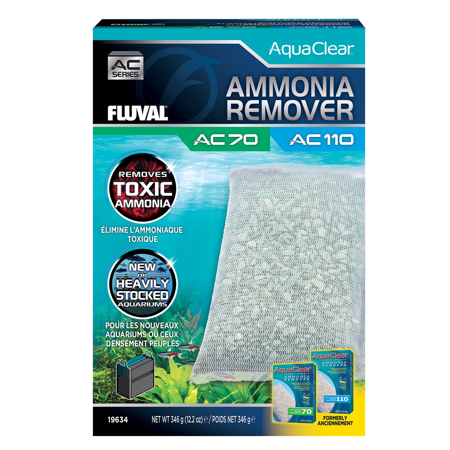 AquaClear Ammonia Remover for AC70/AC110