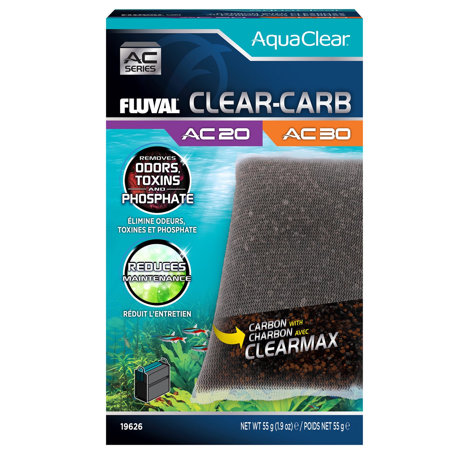 AquaClear Clear-Carb for AC20/AC30