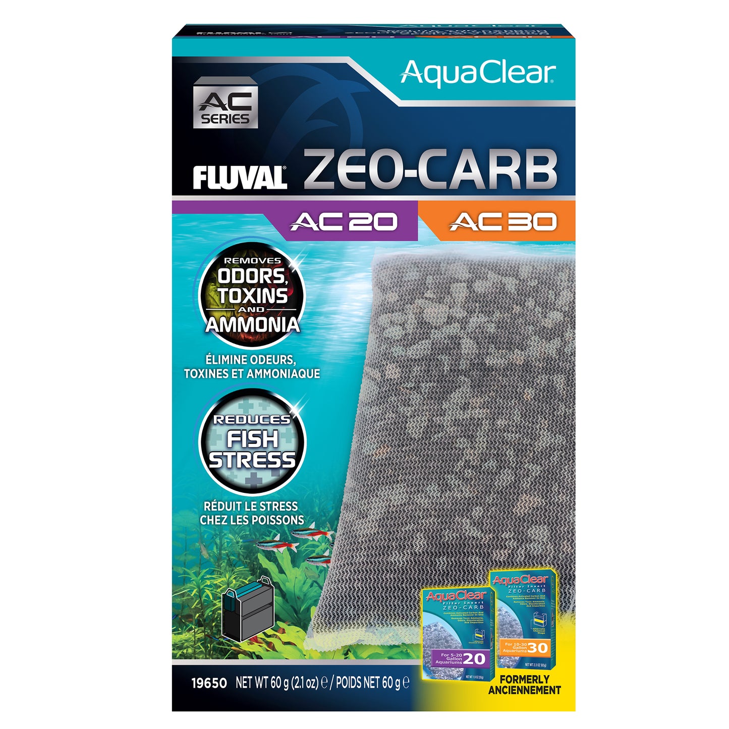 AquaClear Zeo-Carb for AC20/AC30