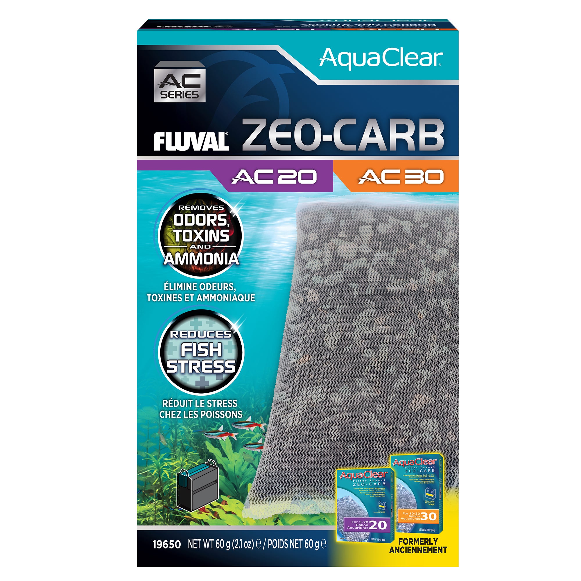 AquaClear Zeo-Carb for AC20/AC30