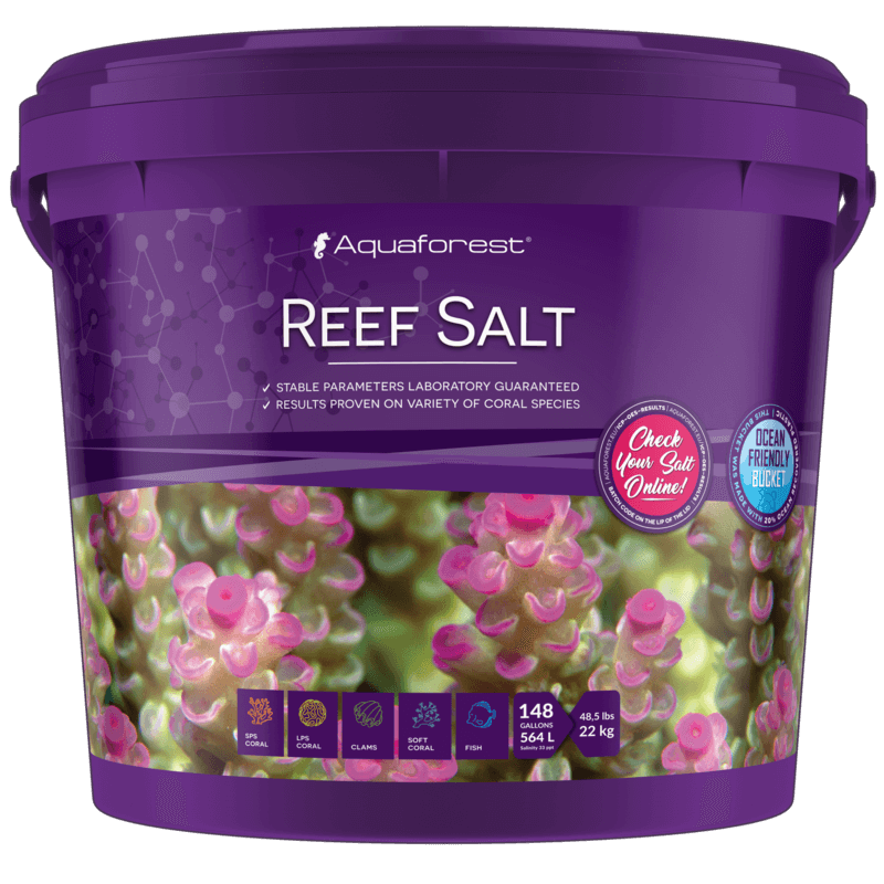 Aquaforest Reef Salt 22kg Bucket - 175 gal