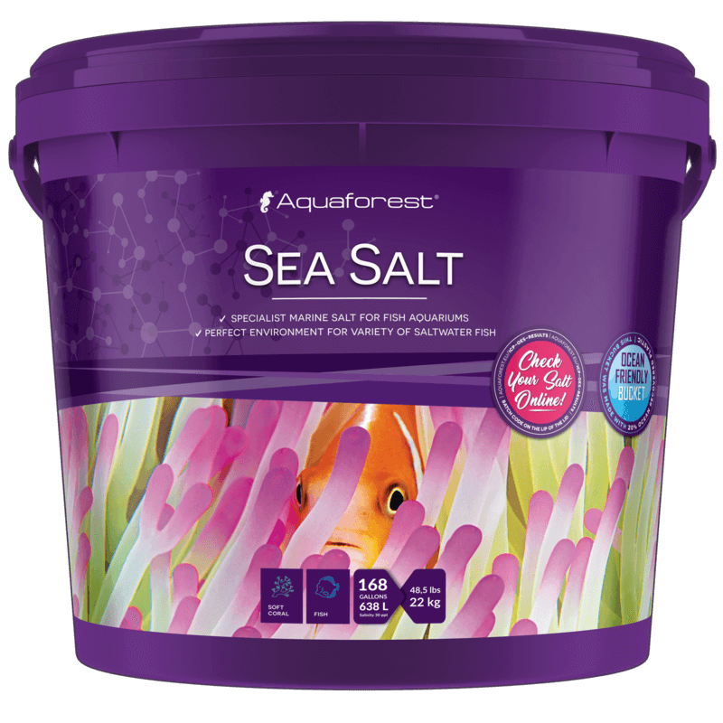 Aquaforest Sea Salt 22kg Bucket - 168 gal