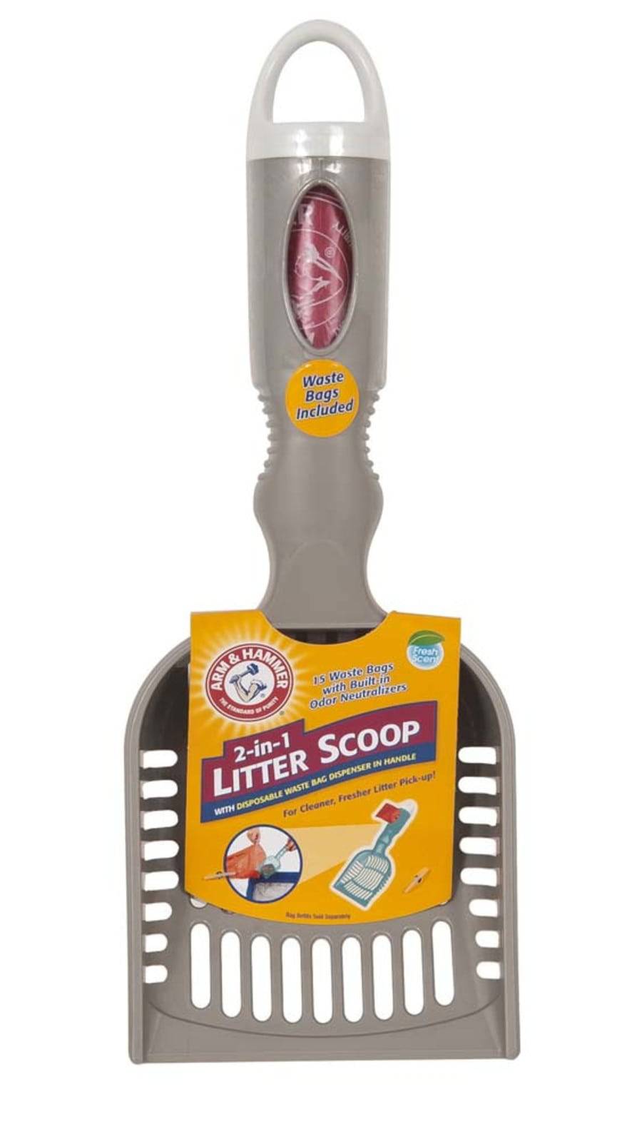 Arm & Hammer Deluxe 2-In-1 Cat Litter Scoop Assorted - The Pet Source