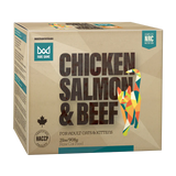 Big Country Raw Fare Game Chicken, Salmon and Beef Raw Frozen Cat Food - 2lb