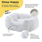 Best Friends By Sheri Soothe & Snooze Lounge Shag Dog Bed - 20" x 15" - The Pet Source