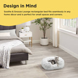 Best Friends By Sheri Soothe & Snooze Lounge Shag Dog Bed - 36" x 27" - The Pet Source