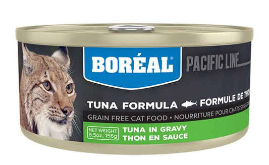 Boreal Red Tuna With Gravy Wet Cat Food Can - 156g