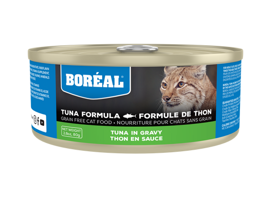 Boreal Red Tuna With Gravy Wet Cat Food Can - 80g