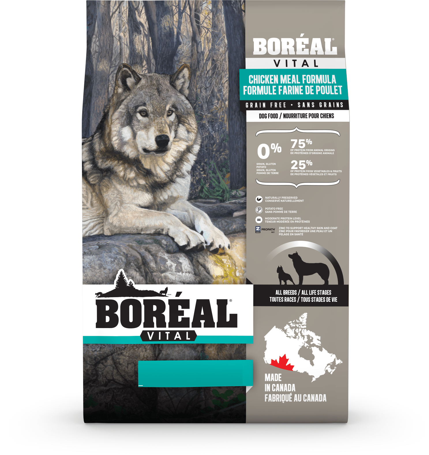 Boreal Vital Chicken Dry Dog Food - 11.33kg - The Pet Source