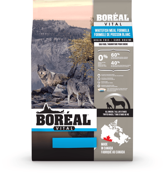 Boreal Vital Whitefish Dry Dog Food - 11.33kg - The Pet Source