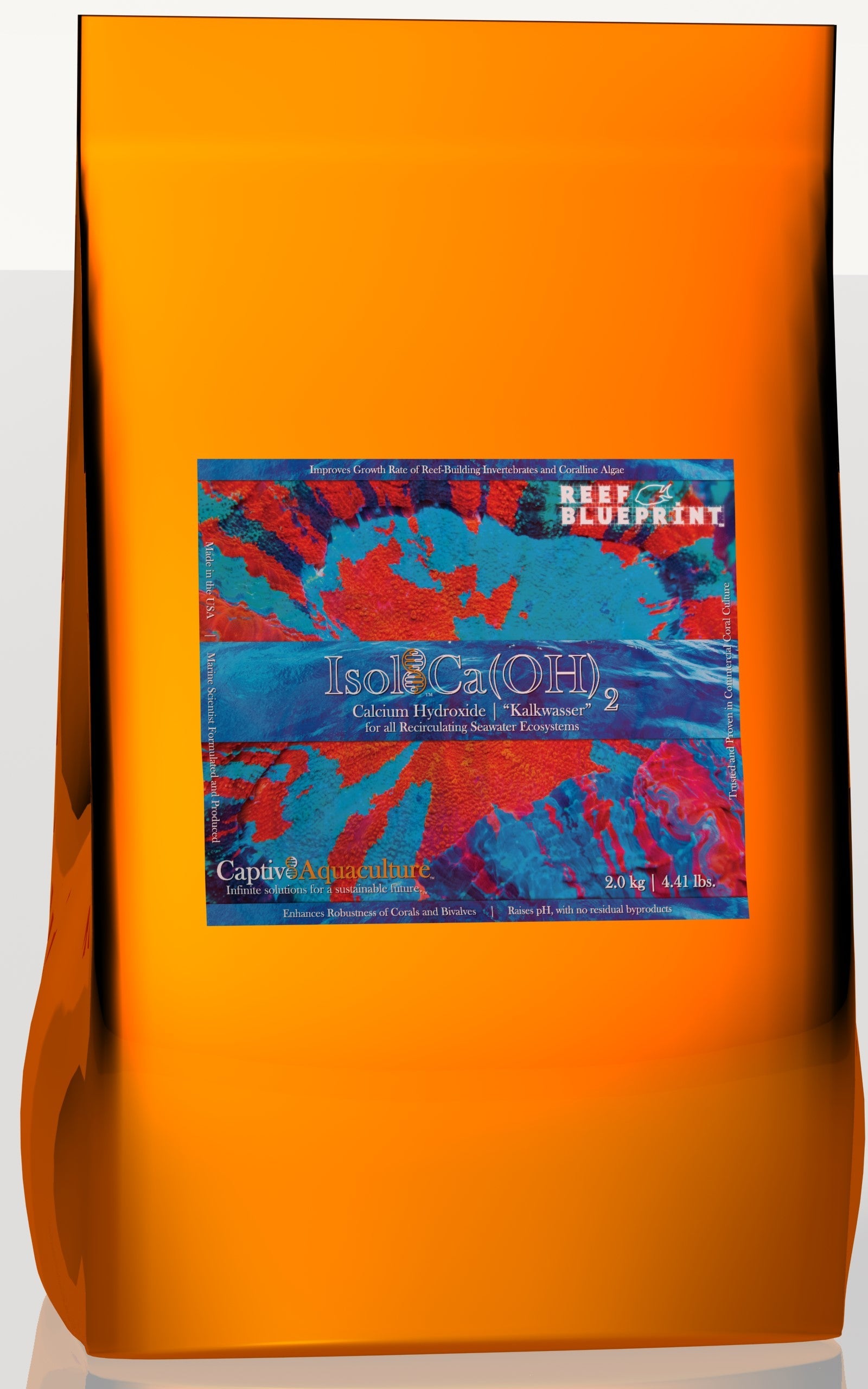 Captiv8 Aquaculture Reef BluePrint Isol8:Ca(OH)2 Calcium Hydroxide - Kalkwasser - 1000g