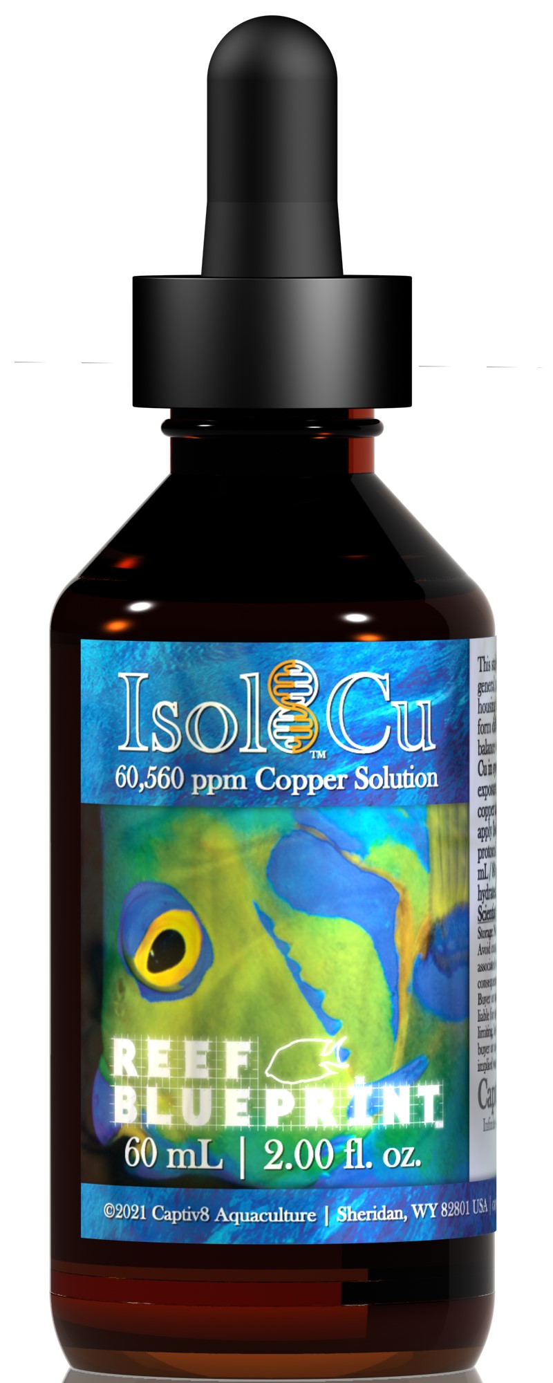 Captiv8 Aquaculture Reef BluePrint Isol8:Cu - Copper - 60 ml