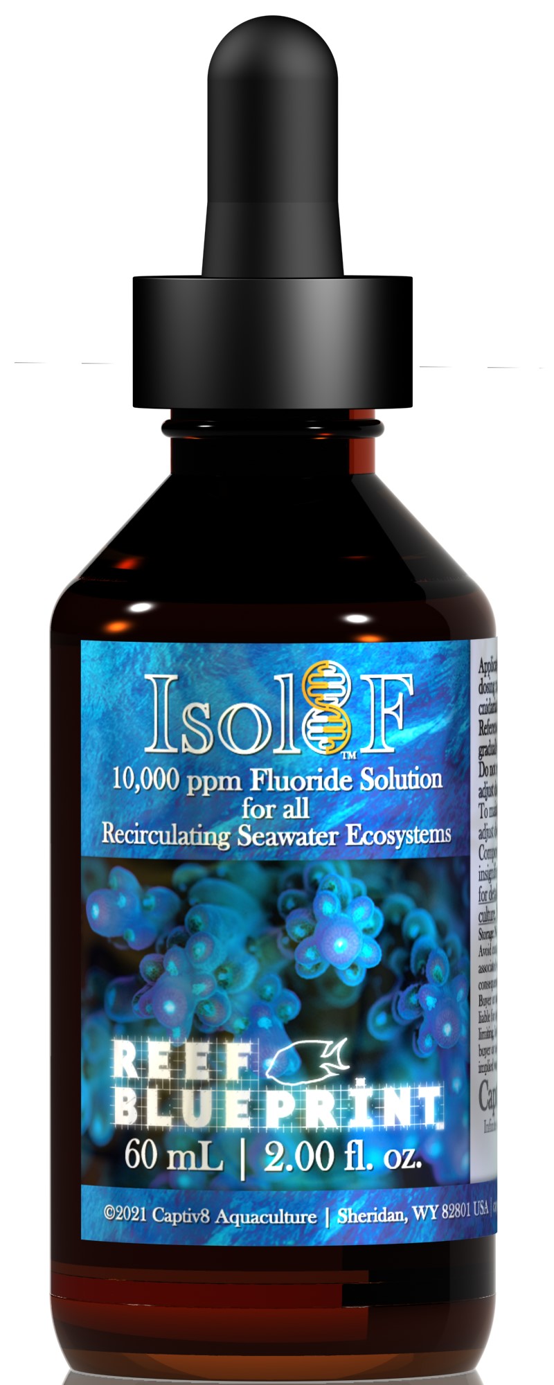Captiv8 Aquaculture Reef BluePrint Isol8:F - Fluoride - 60 ml