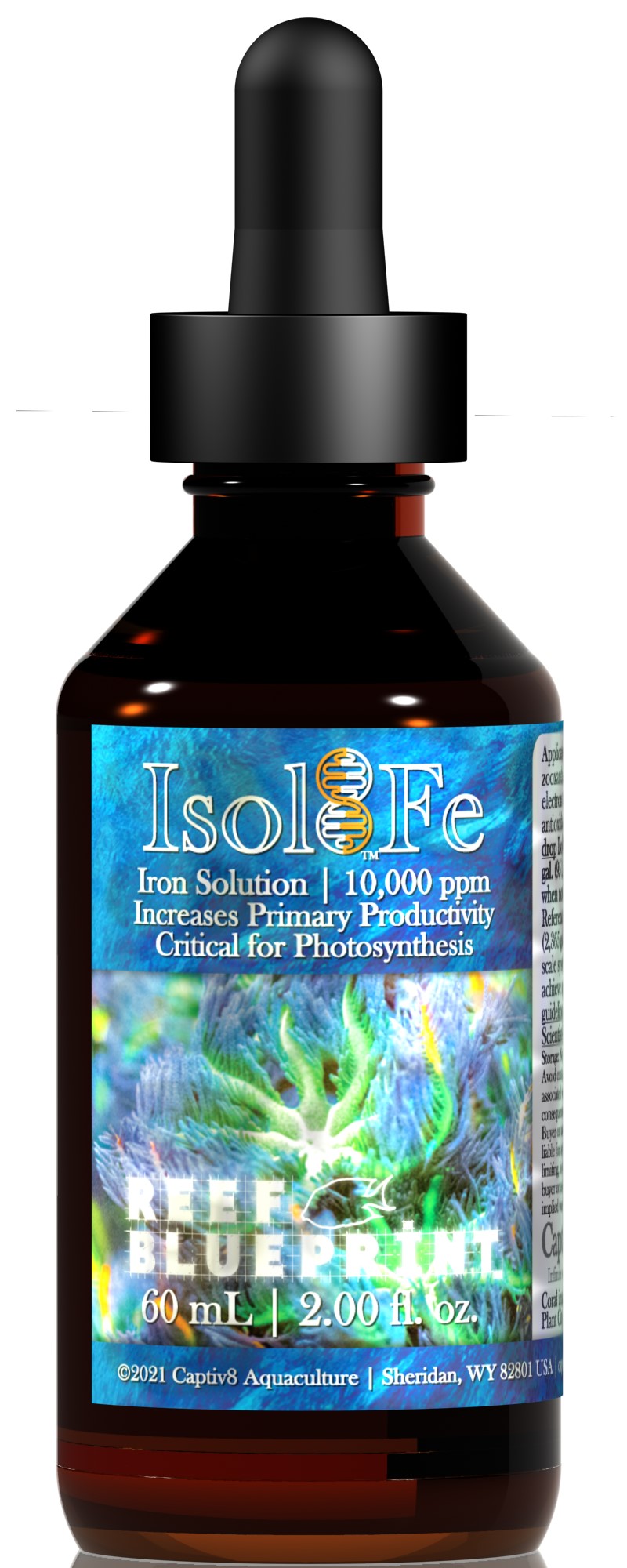 Captiv8 Aquaculture Reef BluePrint Isol8:Fe - Iron - 60 ml