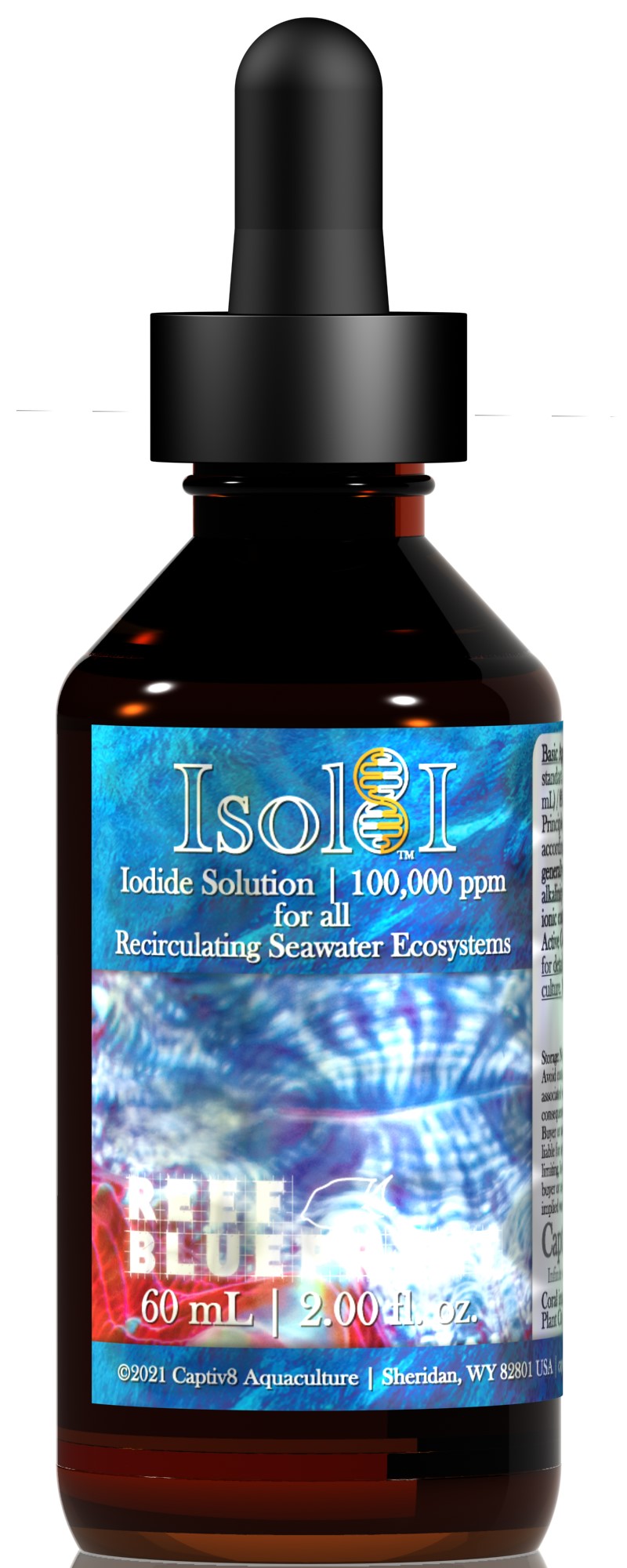 Captiv8 Aquaculture Reef BluePrint Isol8:I - Iodide - 60 ml