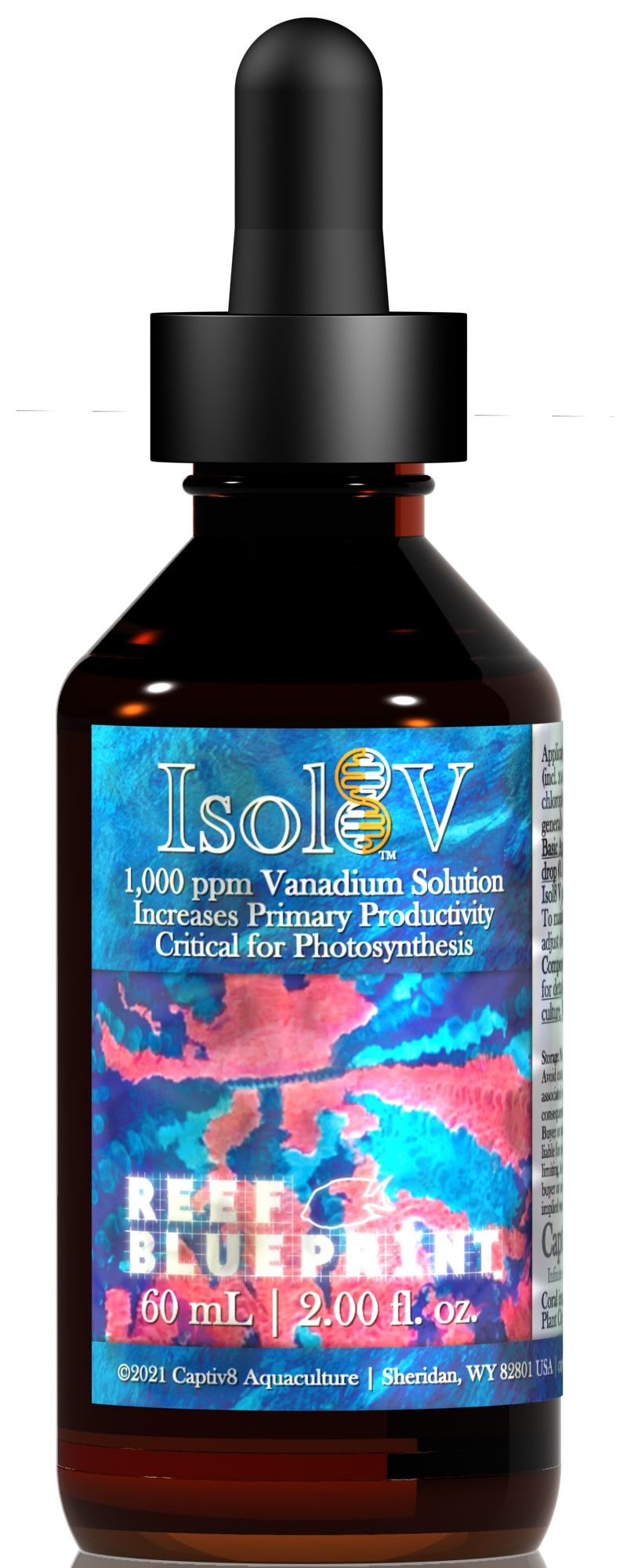 Captiv8 Aquaculture Reef BluePrint Isol8:V - Vanadium - 60 ml