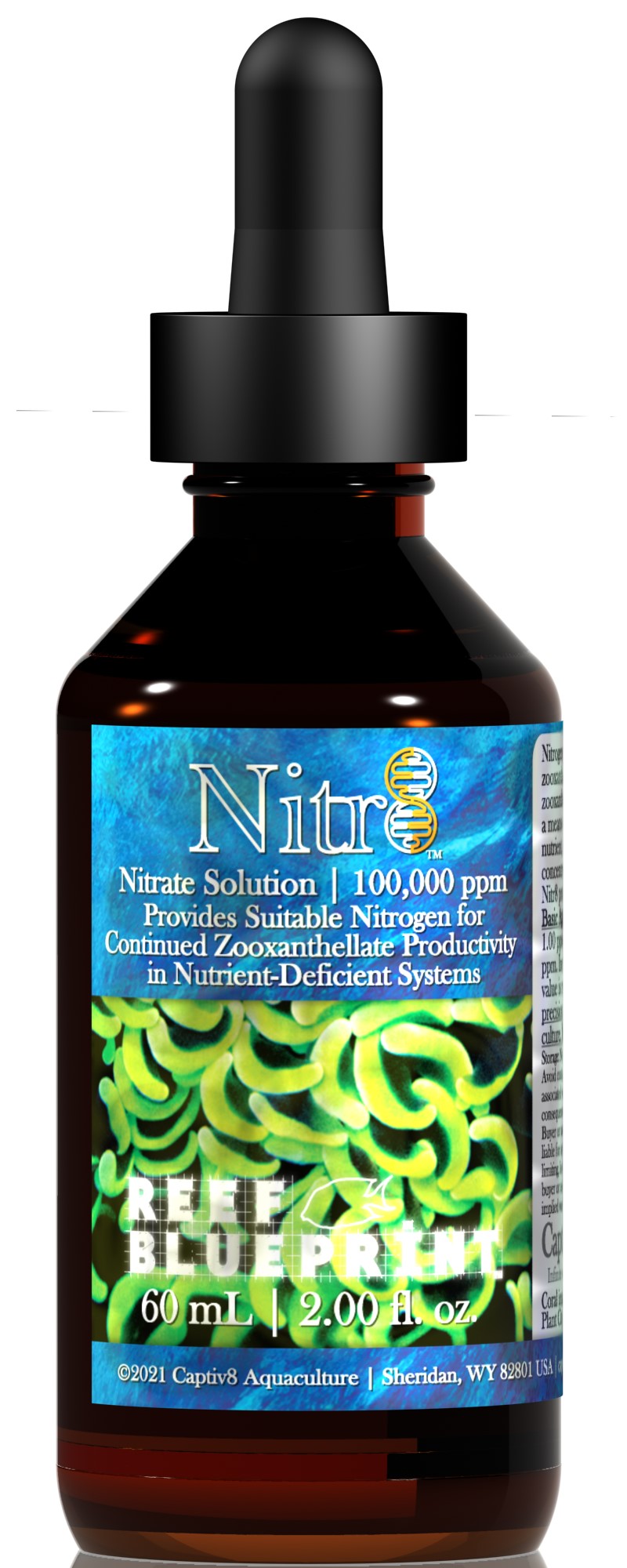 Captiv8 Aquaculture Reef BluePrint Nitr8 - Nitrate - 60 ml