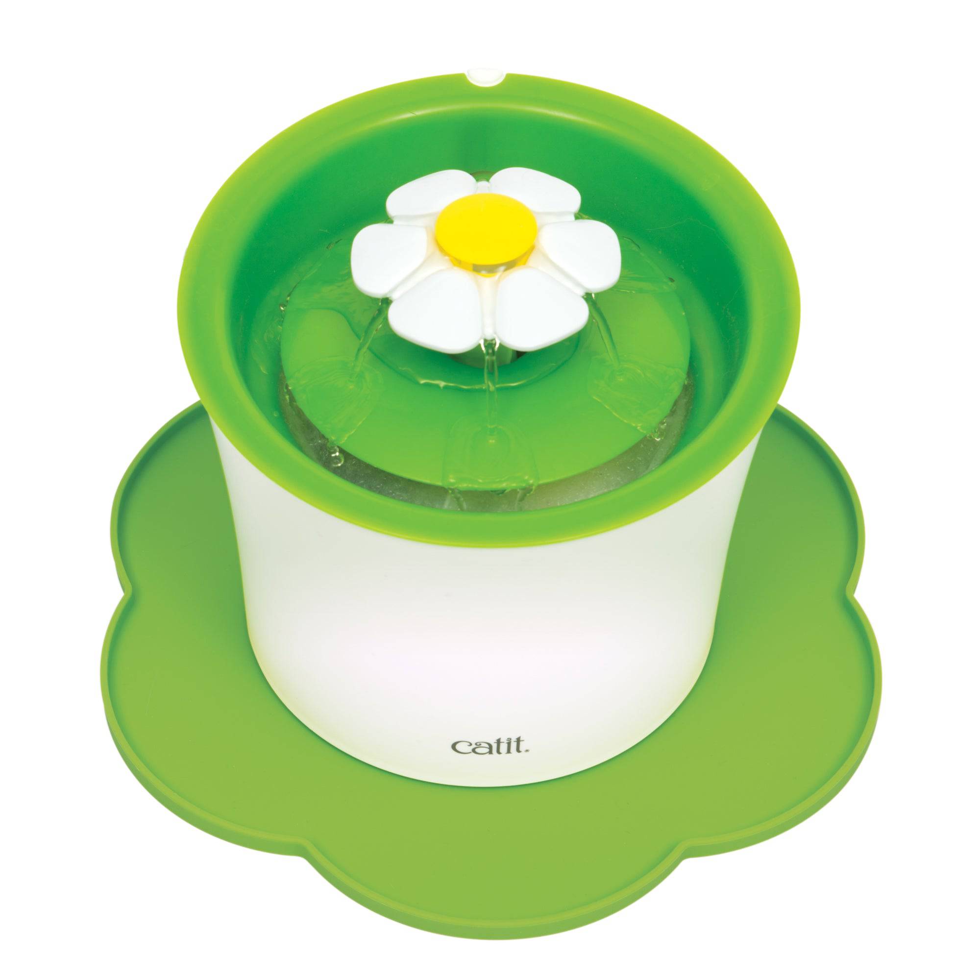 Catit Flower Placemat Medium - Green - The Pet Source