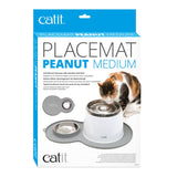 Catit Peanut Placemat Medium - Grey - The Pet Source