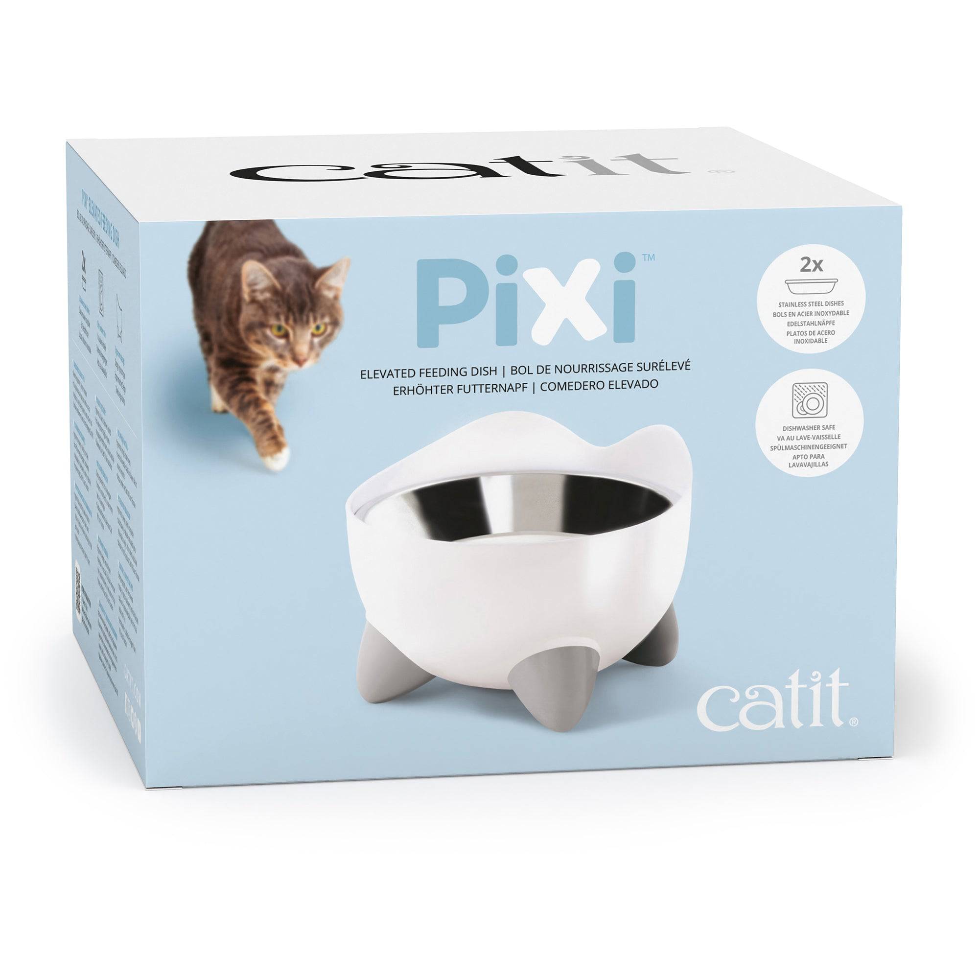 Catit PIXI Elevated Feeding Dish - The Pet Source