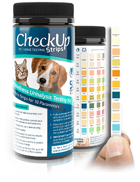 CheckUP 10 in 1 Urine Urinalysis Testing Kit Cats & Dogs - The Pet Source