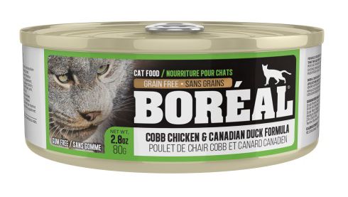 Boreal Cobb Chicken and Canadian Duck Wet Cat Food Can - 80g