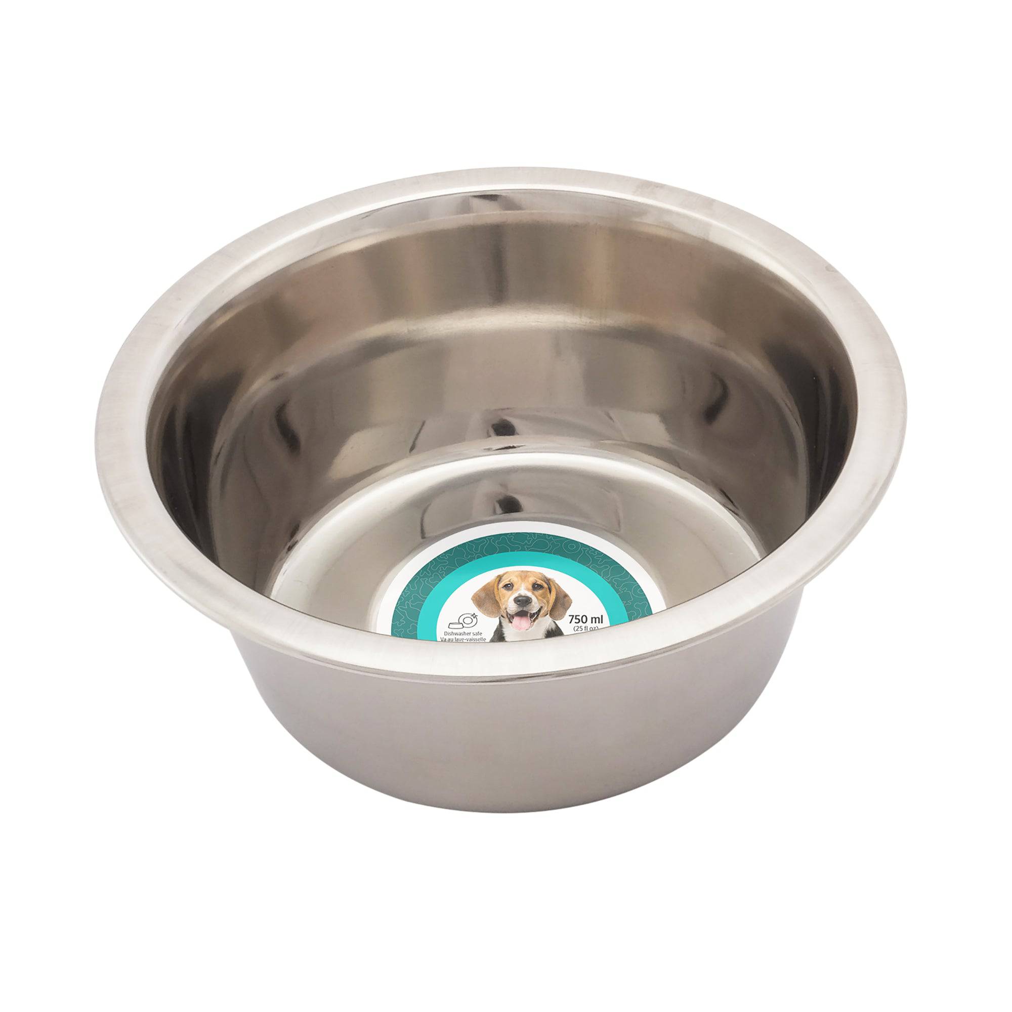 Dogit Stainless Steel Dog Bowl - Medium - 25oz - The Pet Source