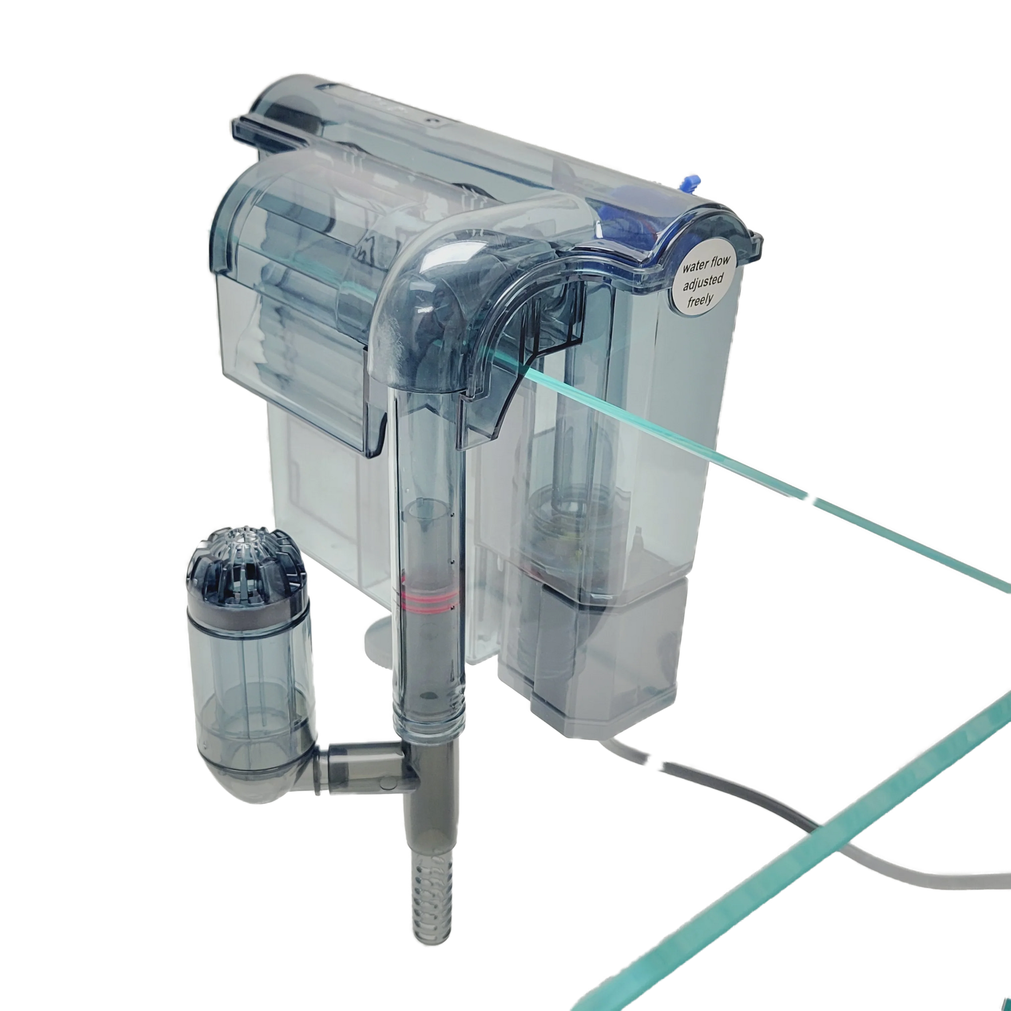 Lifegard Aquatics HOF-20 Slim Design Hang on Filter for aquariums up to 20 gallons