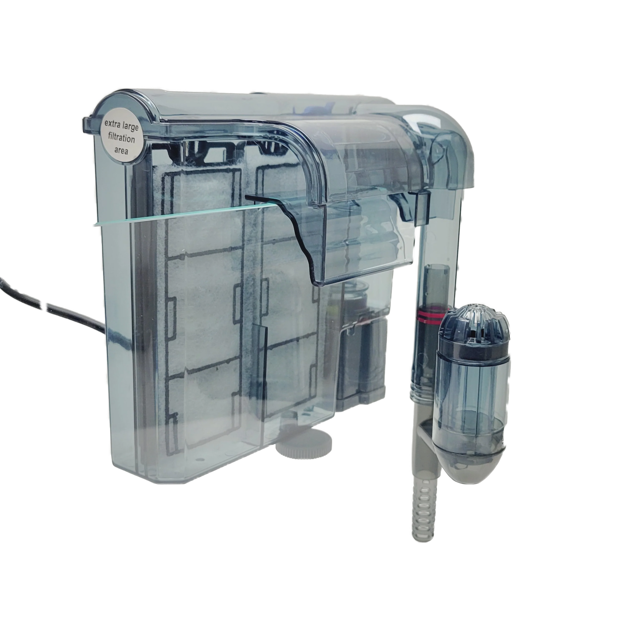 Lifegard Aquatics HOF-20 Slim Design Hang on Filter for aquariums up to 20 gallons