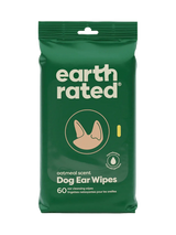 earth rated Ear Wipes - 60 ct - The Pet Source
