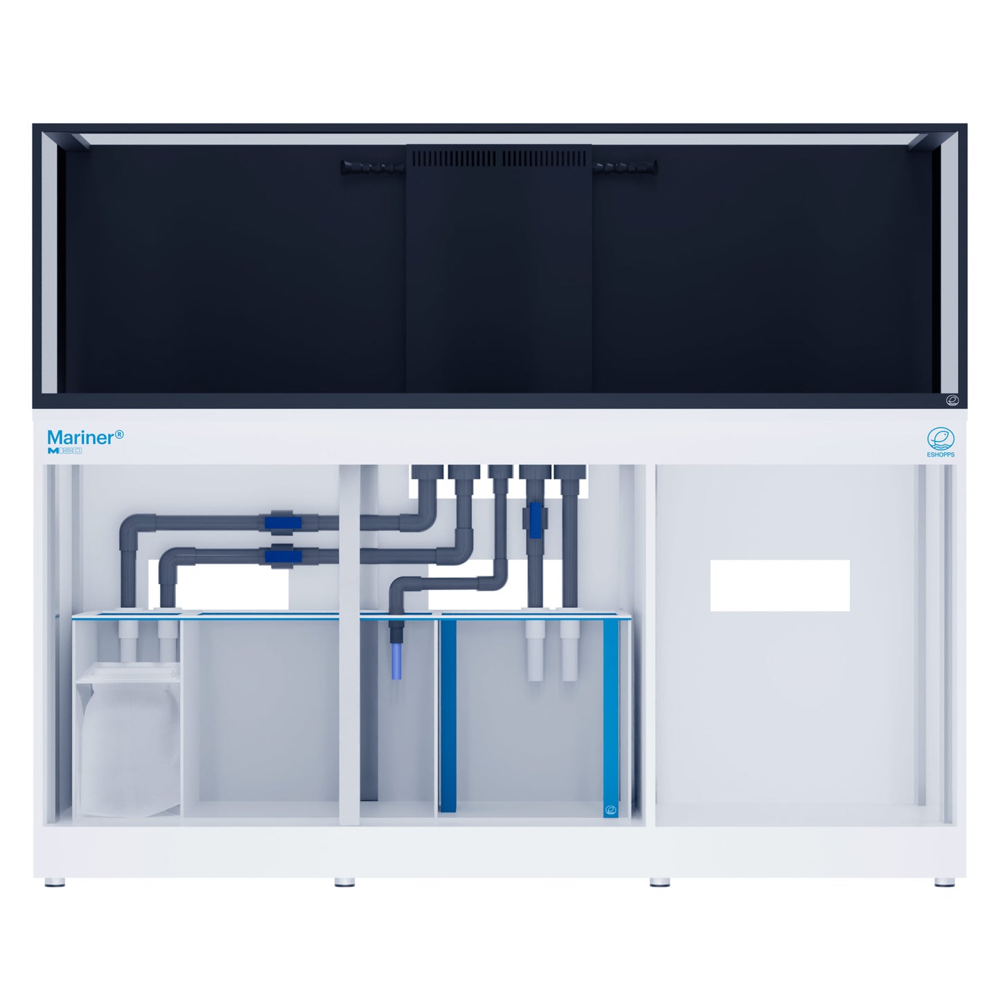 Eshopps Mariner M180 Aquarium w/Stand - White
