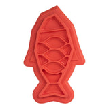 Petstages Fishie Fun Feed Mat Cat Slow Feeder Pink - The Pet Source