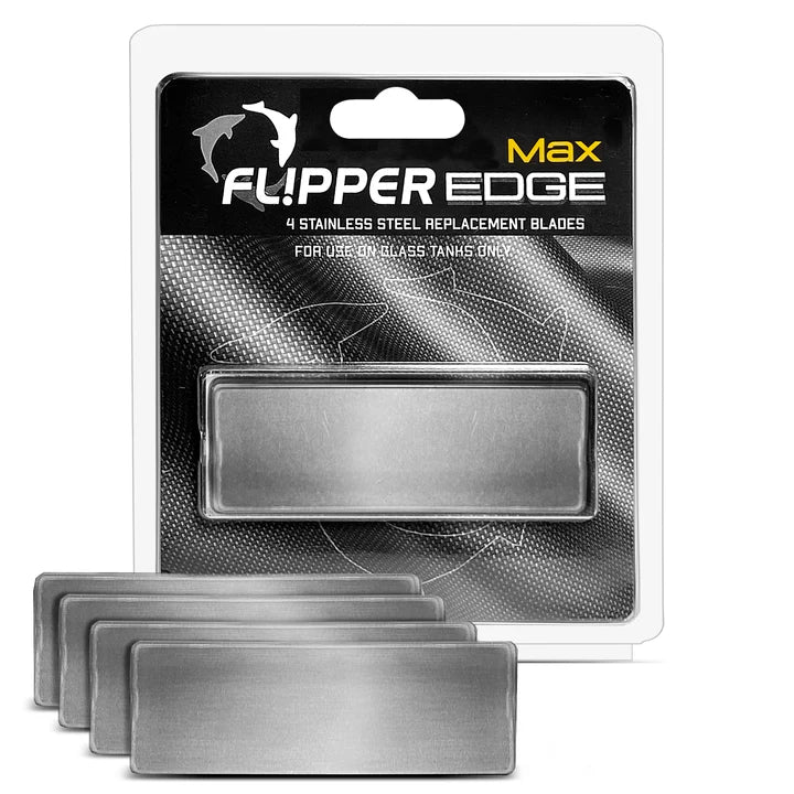 Flipper Edge MAX Stainless Steel Blades - 4pk