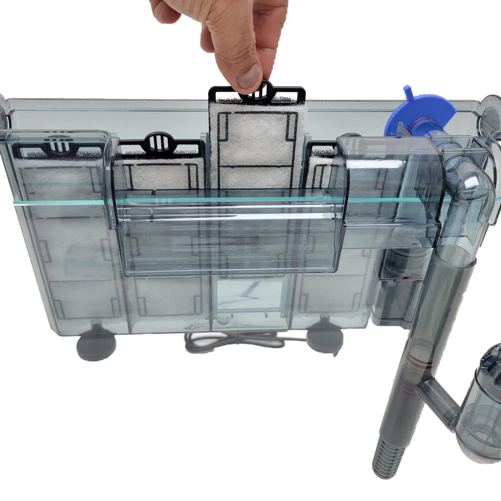 Lifegard Aquatics HOF-40 Slim Design Hang on Filter for aquariums up to 40 gallons