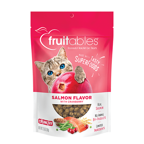 Fruitables Salmon & Cranberry Cat Treat - 2.5 oz - The Pet Source