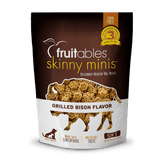 Fruitables Skinny Minis Grilled Bison Dog Treats - 12 oz - The Pet Source