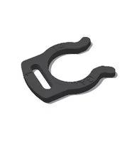 Mur-lok Acetal 1/4 Inch Locking Clip - Black