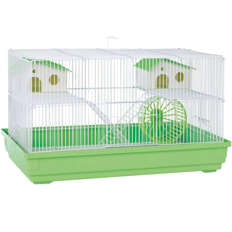 A & E Cages Nibbles Hamster & Gerbil Cage Deluxe 2 Story - 18" x 11" x 16" - The Pet Source