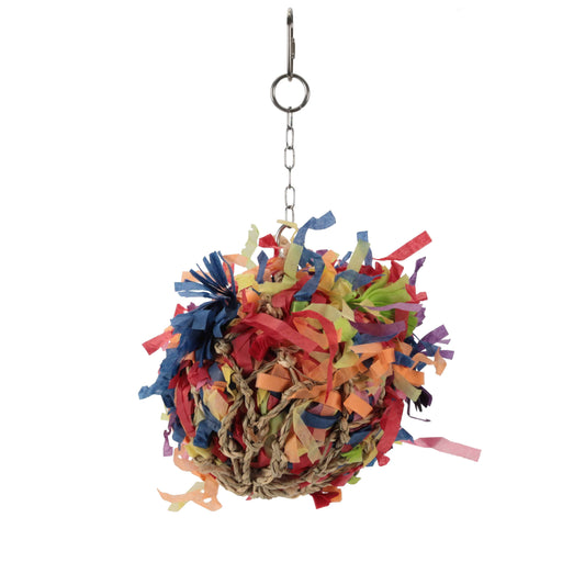 HARI SMART.PLAY Enrichment Parrot Toy - Super Shredding Ball - The Pet Source