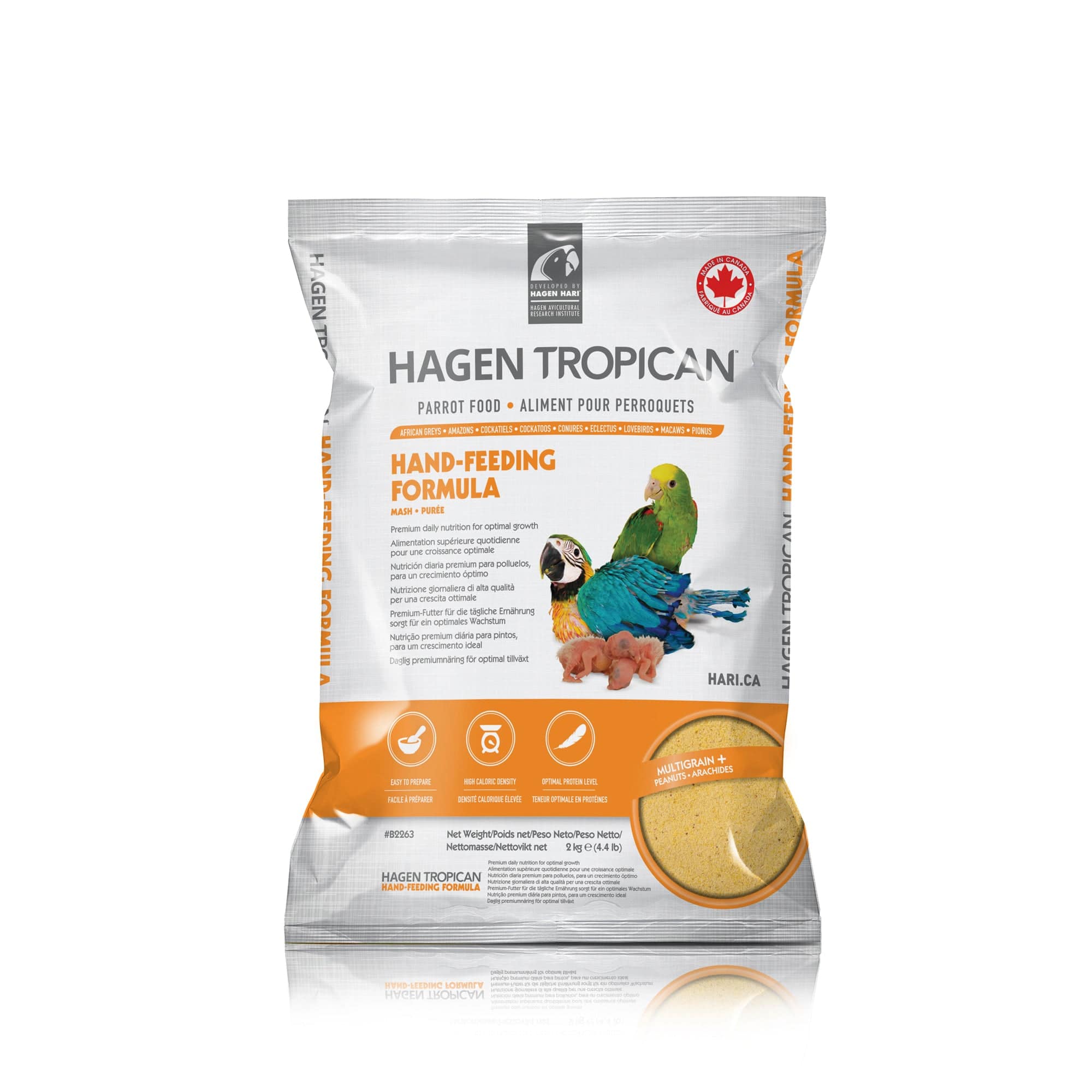 Tropican Hand-Feeding Formula - 2kg - The Pet Source