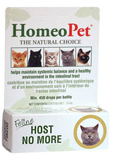 HomeoPet Feline Host No More - 15ml - The Pet Source