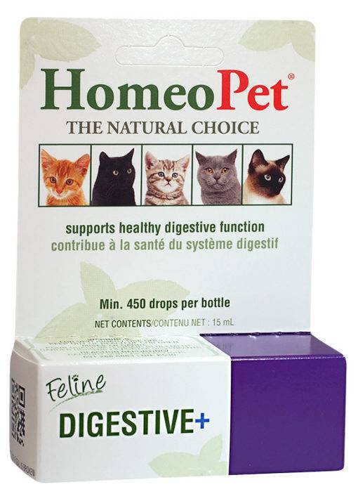 HomeoPet Feline Digestive+  - 15ml - The Pet Source