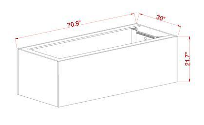 Innovative Marine INT 200 Gallon Peninsula Complete Reef System - Made To Order - White