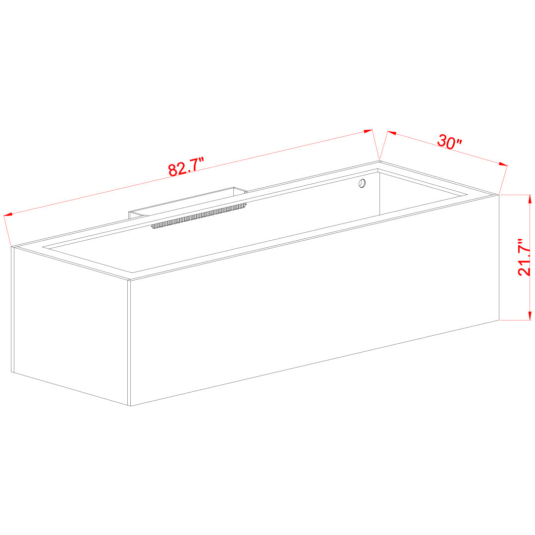 Innovative Marine EXT 240 Gallon Aquarium w/ APS Stand - Made To Order - Black