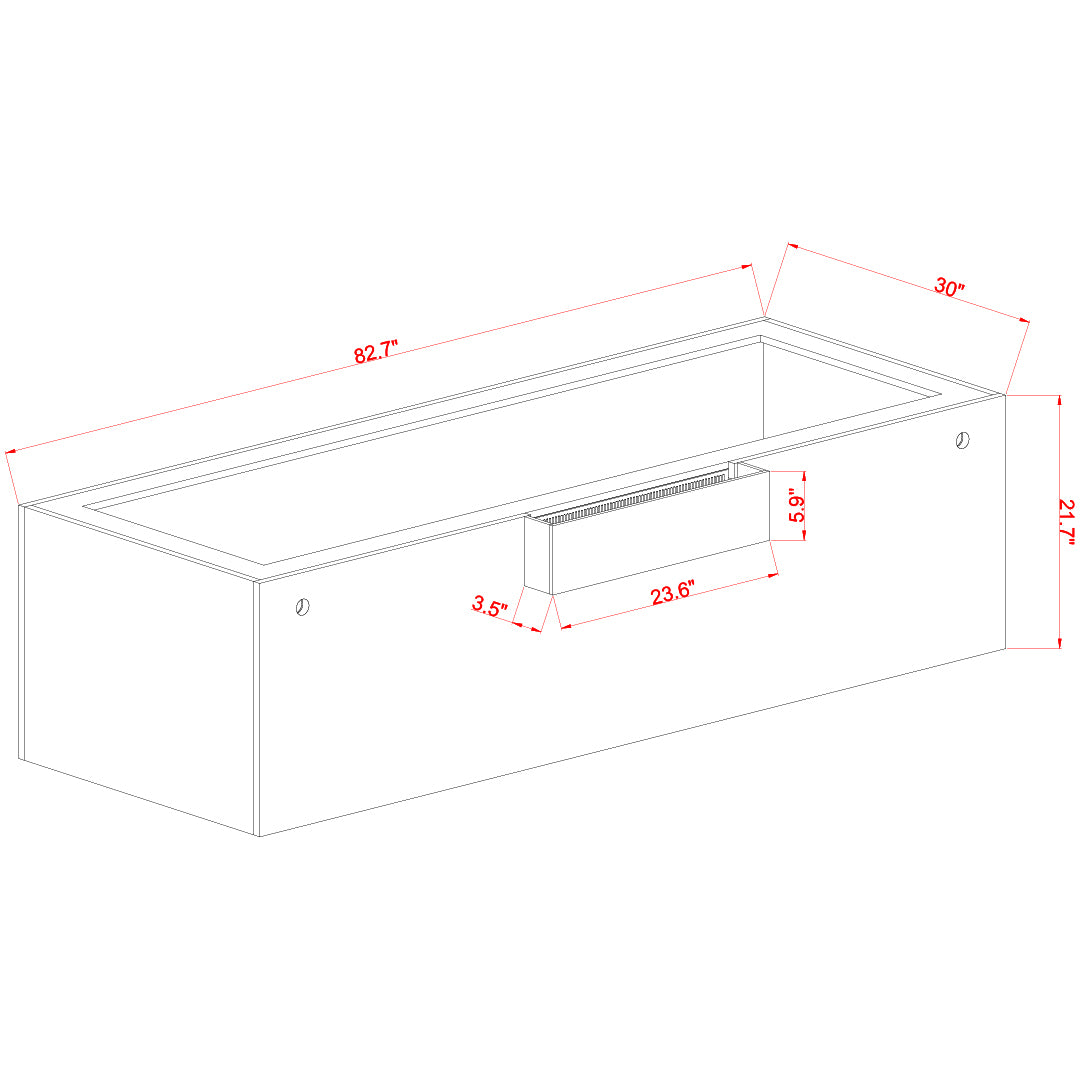 Innovative Marine EXT 240 Gallon Aquarium w/ APS Stand - Made To Order - Black