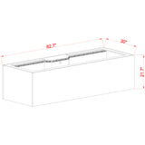 Innovative Marine INT 240 Gallon Aquarium w/ APS Stand - Made To Order - Black